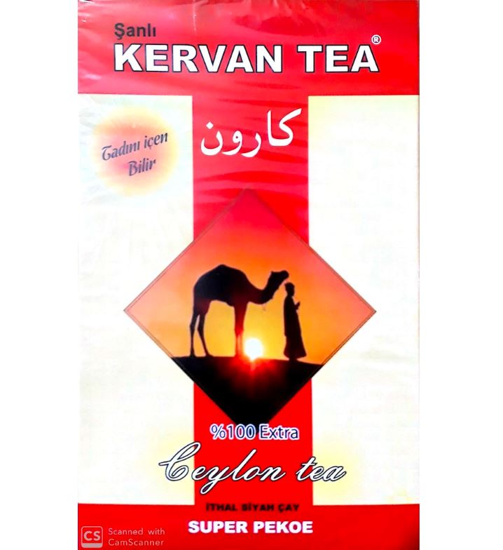 Kervan Tea Ceylon İthal Siyah Dökme Çay 800 G
