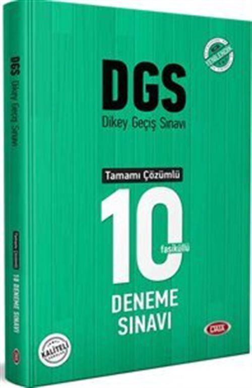 DGS Tamamı Çözümlü 10 Deneme Sınavı / Kolektif