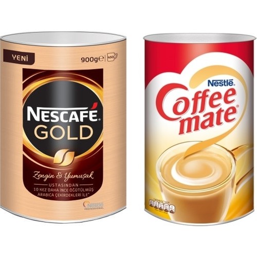 Nescafe Gold 900 G + Coffee Mate Kahve Kreması 2 KG