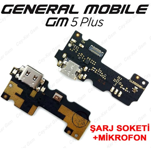 General Mobile Uyumlu Gm5 Plus Şarj Soket Mikrofon Bordu (368842569)