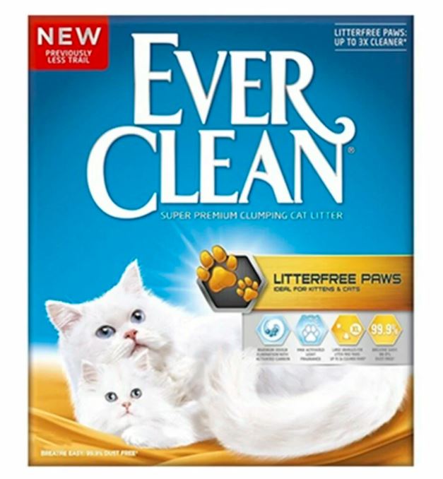 Ever Clean LitterFree Paws İz Bırakmayan Kalın Taneli Topaklaşan Kedi Kumu 6 L
