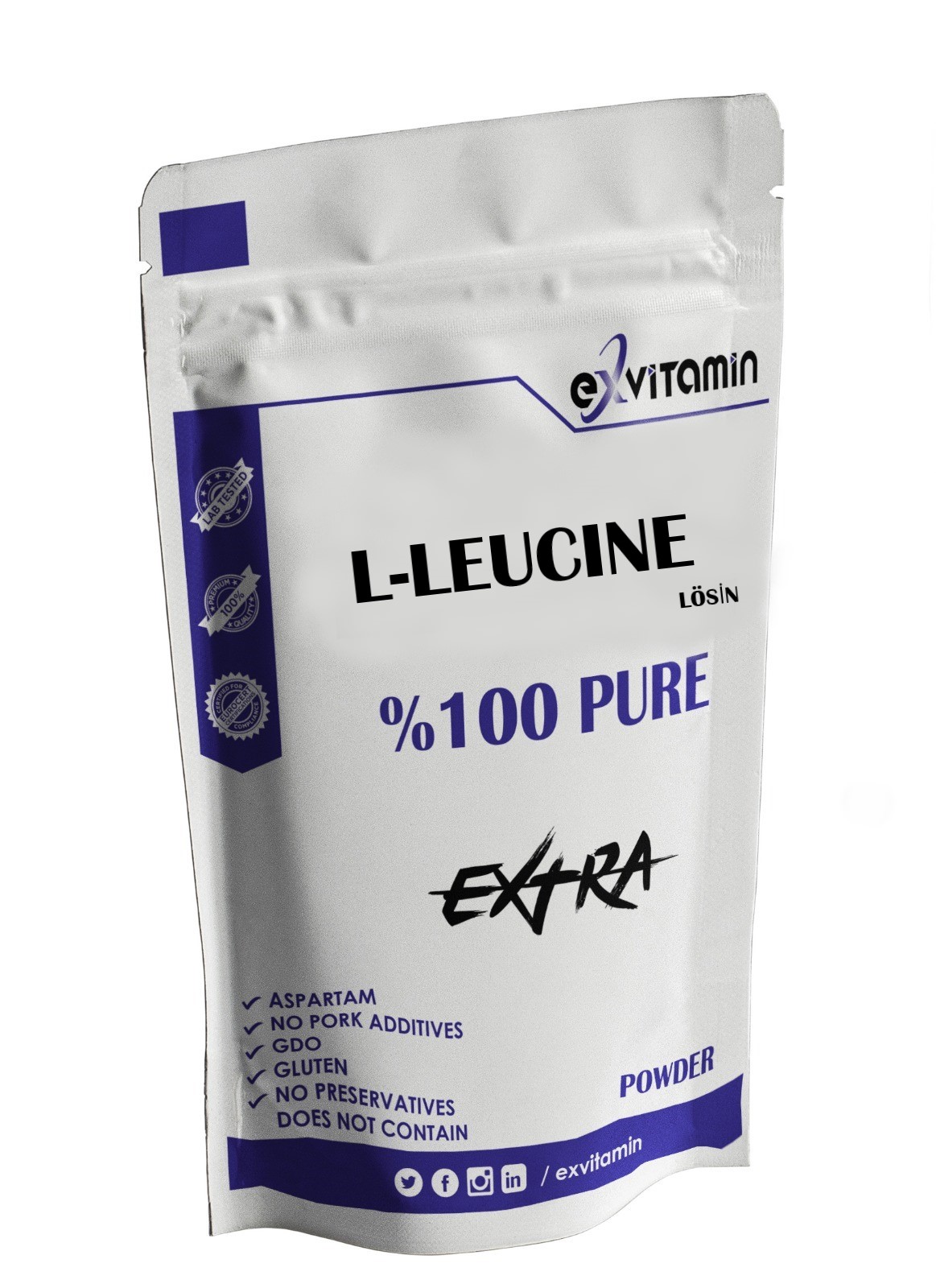L-Lösin L-Leucine (L- Lösin ) Saf 100/200/500 100 Gr