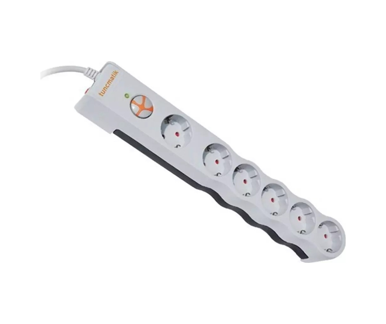 Tunçmatik Powersurge TSK6135 350J 6'lı Akım Korumalı Priz 1.5 Metre Beyaz