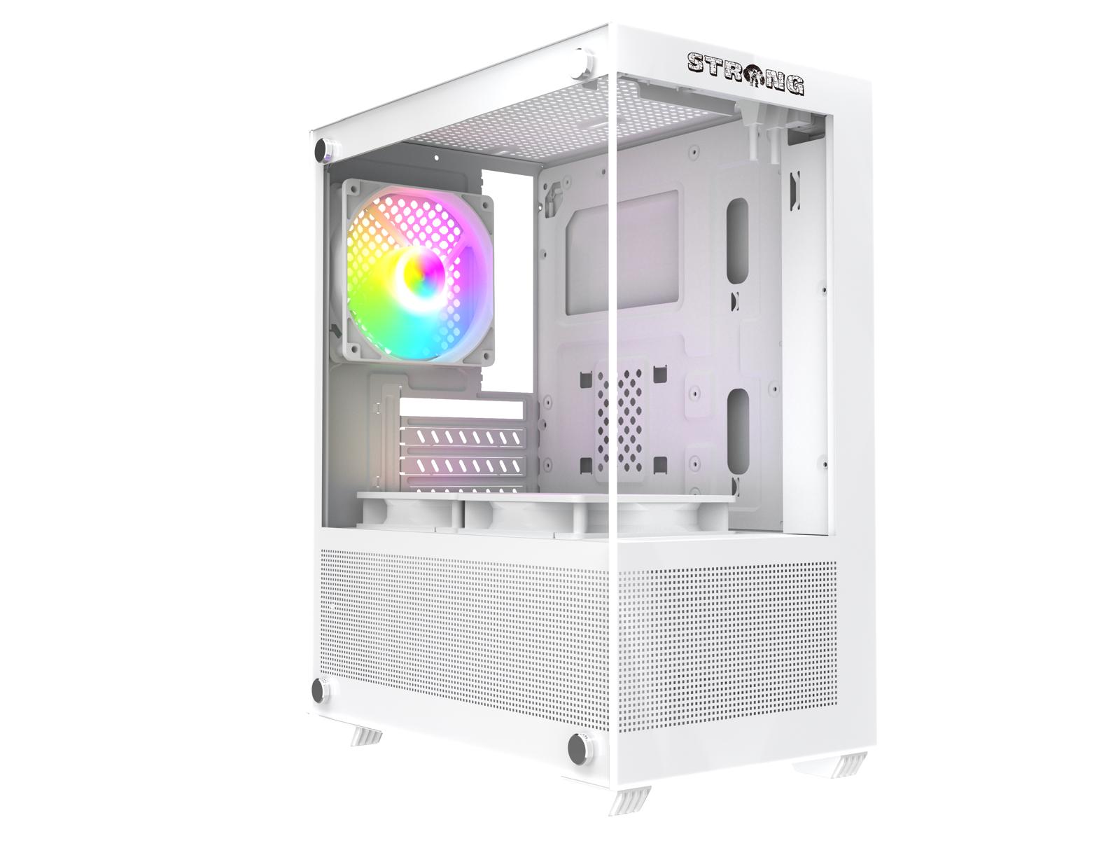 Strong Berry Beyaz 3x 120MM Argb Matx Gaming Bilgisayar Kasası Powersız