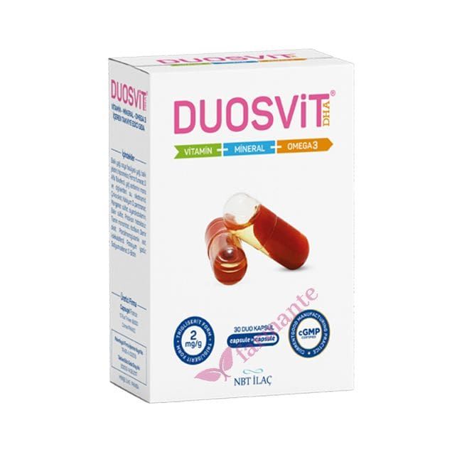 Duosvit Dha 30 Kapsül Bitkisel Ekstre Içeren Gıda Takviyesi