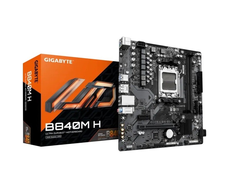 Gıgabyte B840m H Ddr5 Amd B840 Am5 Soket Ddr5 7200+ Oc Mhz Matx Aaaa11gıg0055