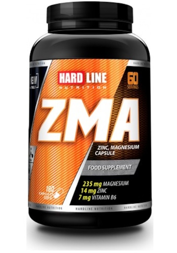Hardline ZMA Magnezyum Çinko Vitamin B6 180 Kapsül