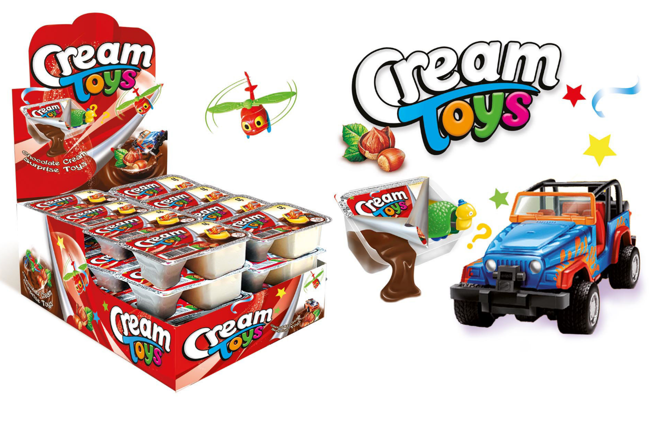 Cream Toys Oyuncaklı Kakaolu Fındıklı Crema 24 x 10 G