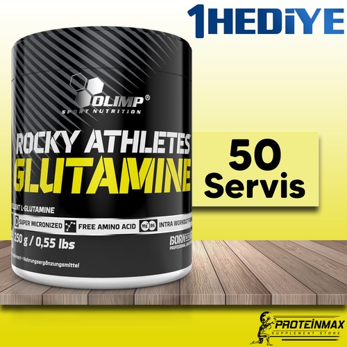 Olimp Rocky Athletes Glutamine 250 Gram + Hediye