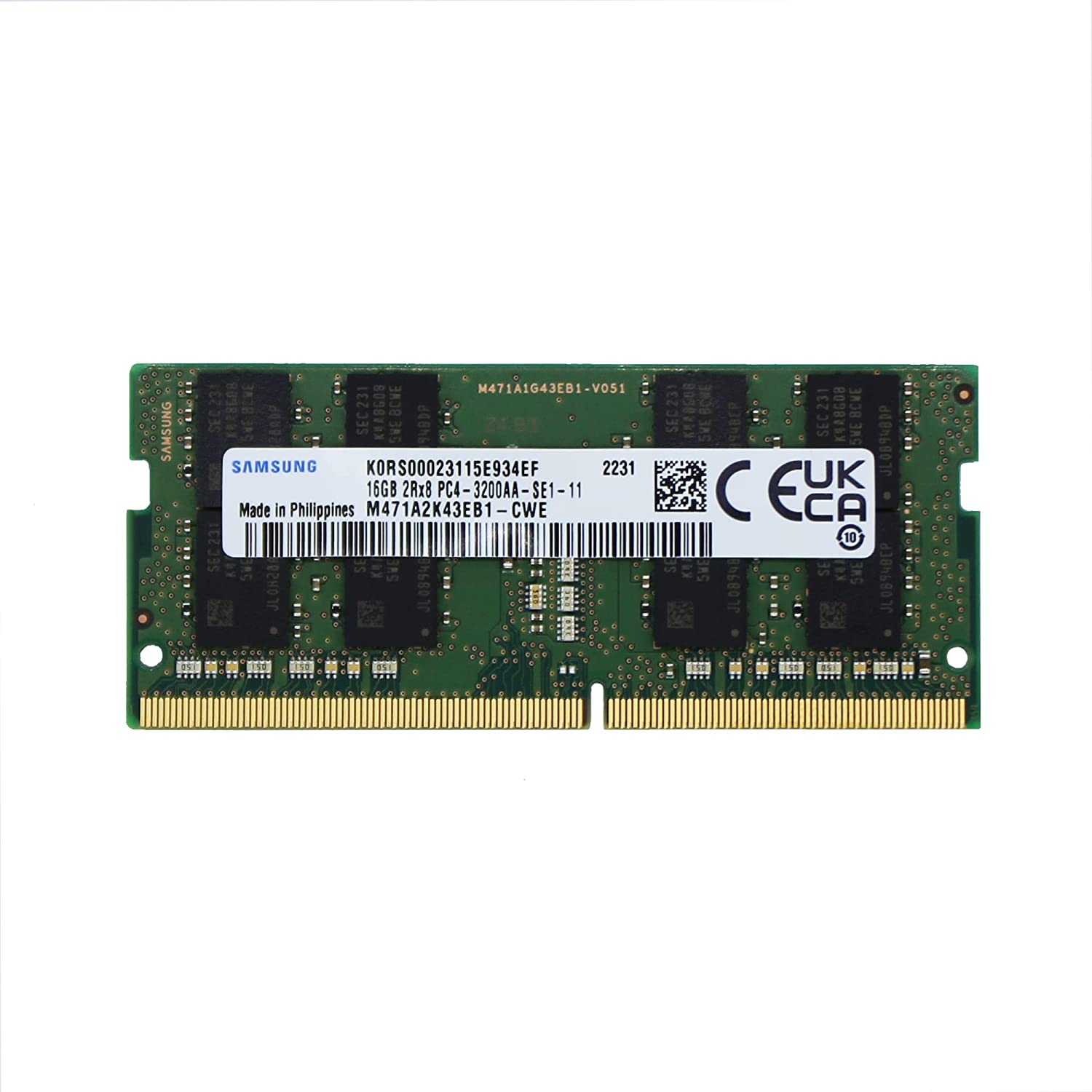 Samsung M471A2K43EB1-CWE 16 GB DDR4 3200 MHz CL22 Notebook Ram