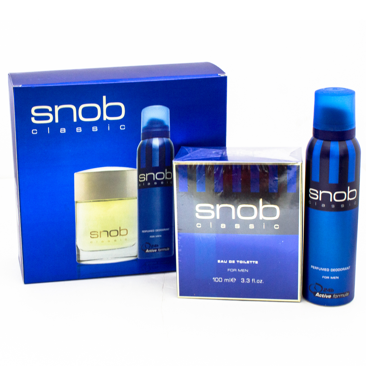 Snob Classic Erkek Parfüm EDT 100 ML + Sprey Deodorant 150 ML