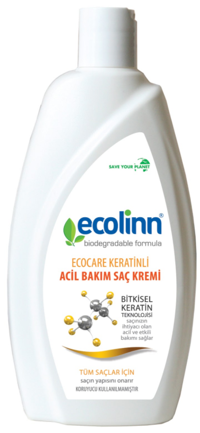 Ecolinn Ecocare Keratinli Acil Bakım Saç Kremi 400 ML