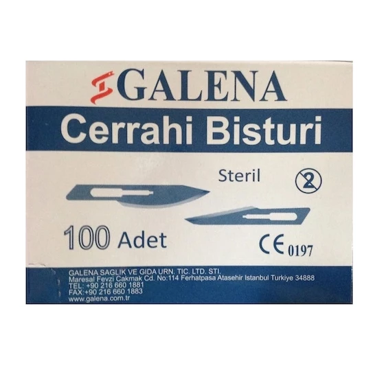 Galena Bistüri Ucu Steril No 11 100 Adet