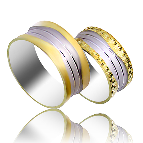 Söz Nişan ve Evlilik Yüzüğü Gümüş Alyans Çifti PRTC6595