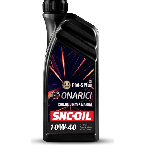 Snc Oil 200.000 + Bakım Pro S-Plus 10W-40 Xl Yarı Sentetik Motor Yağı 1 L