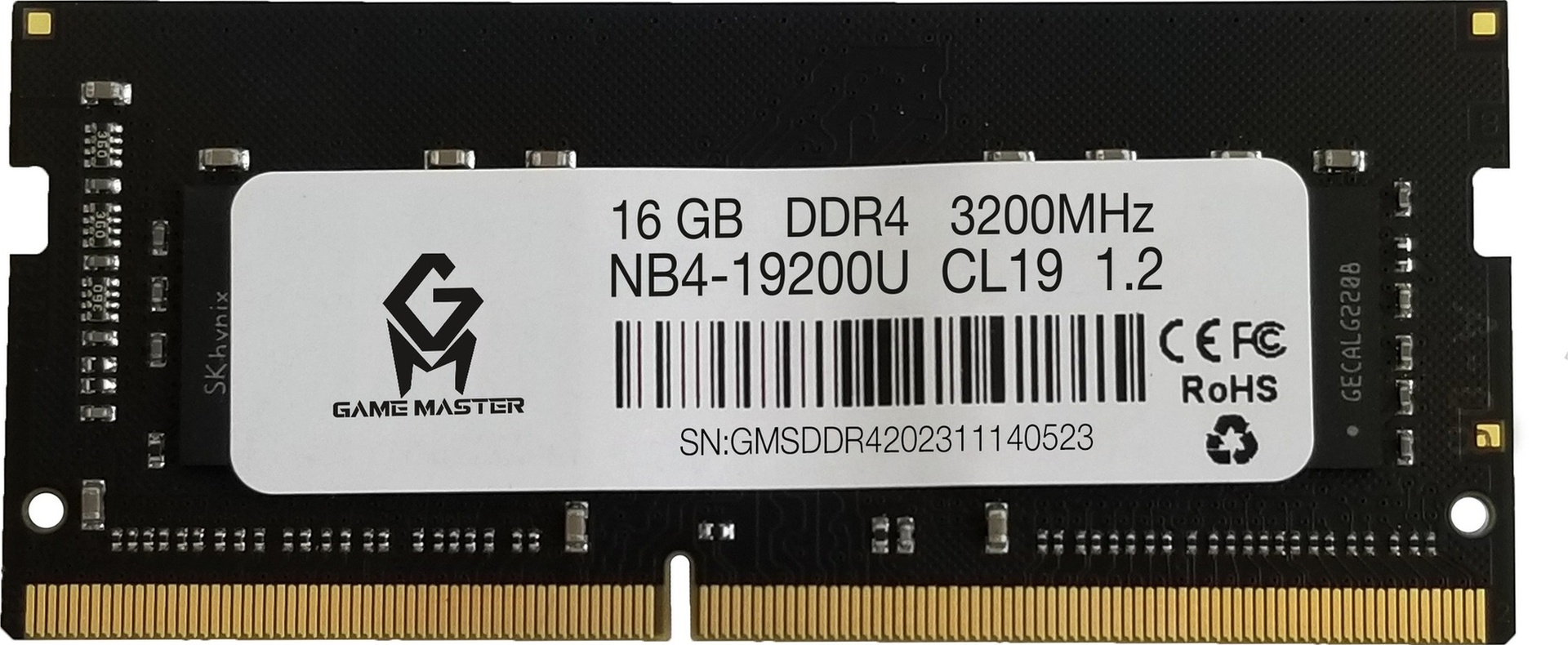 Game Master 16 GB DDR4 3200 Mhz CL19 Ram
