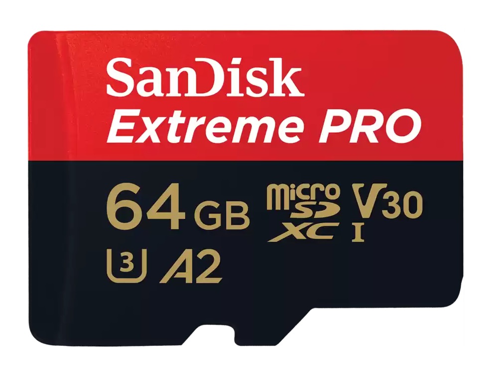 Sandisk Extreme Pro SDSQXCU-064G-GN6MA 64 GB microSDXC UHS-I A2 V30 Adaptörlü Hafıza Kartı