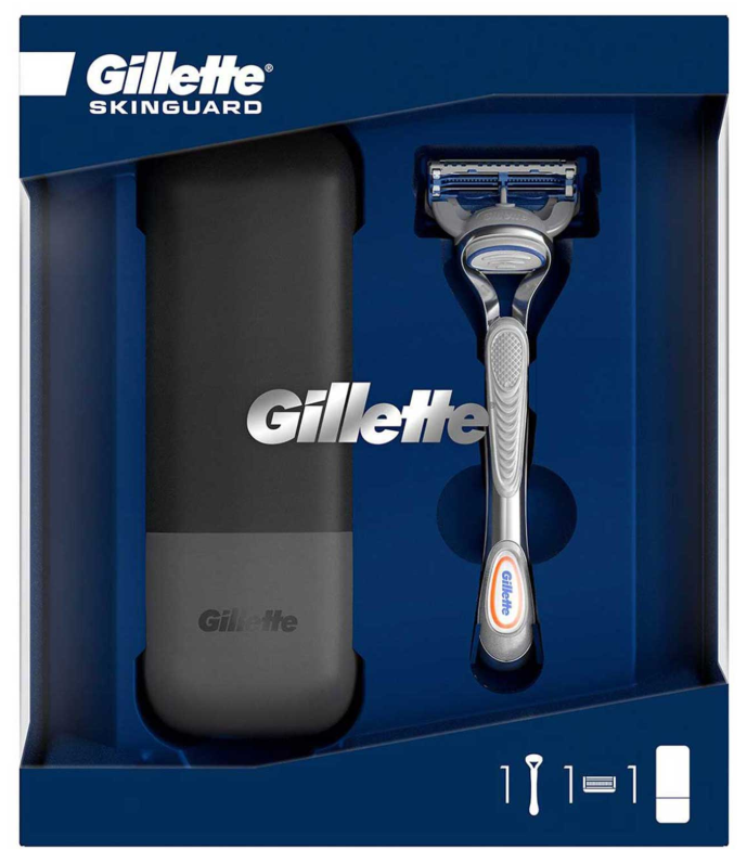 Gillette Skinguard Sensitive Tıraş Makinesi + Seyahat Kutusu