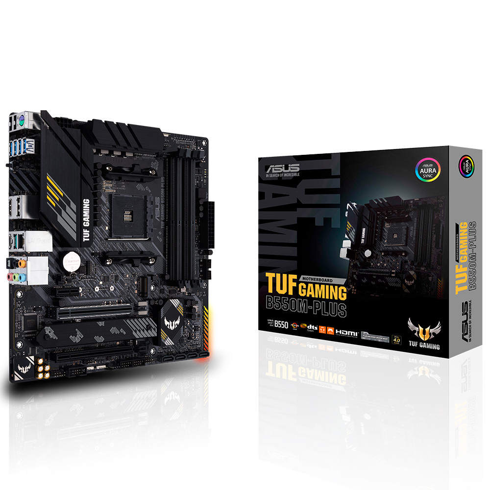 Asus TUF Gaming B550M-Plus AMD B550 4800 MHz (OC) DDR4 Soket AM4 mATX Anakart