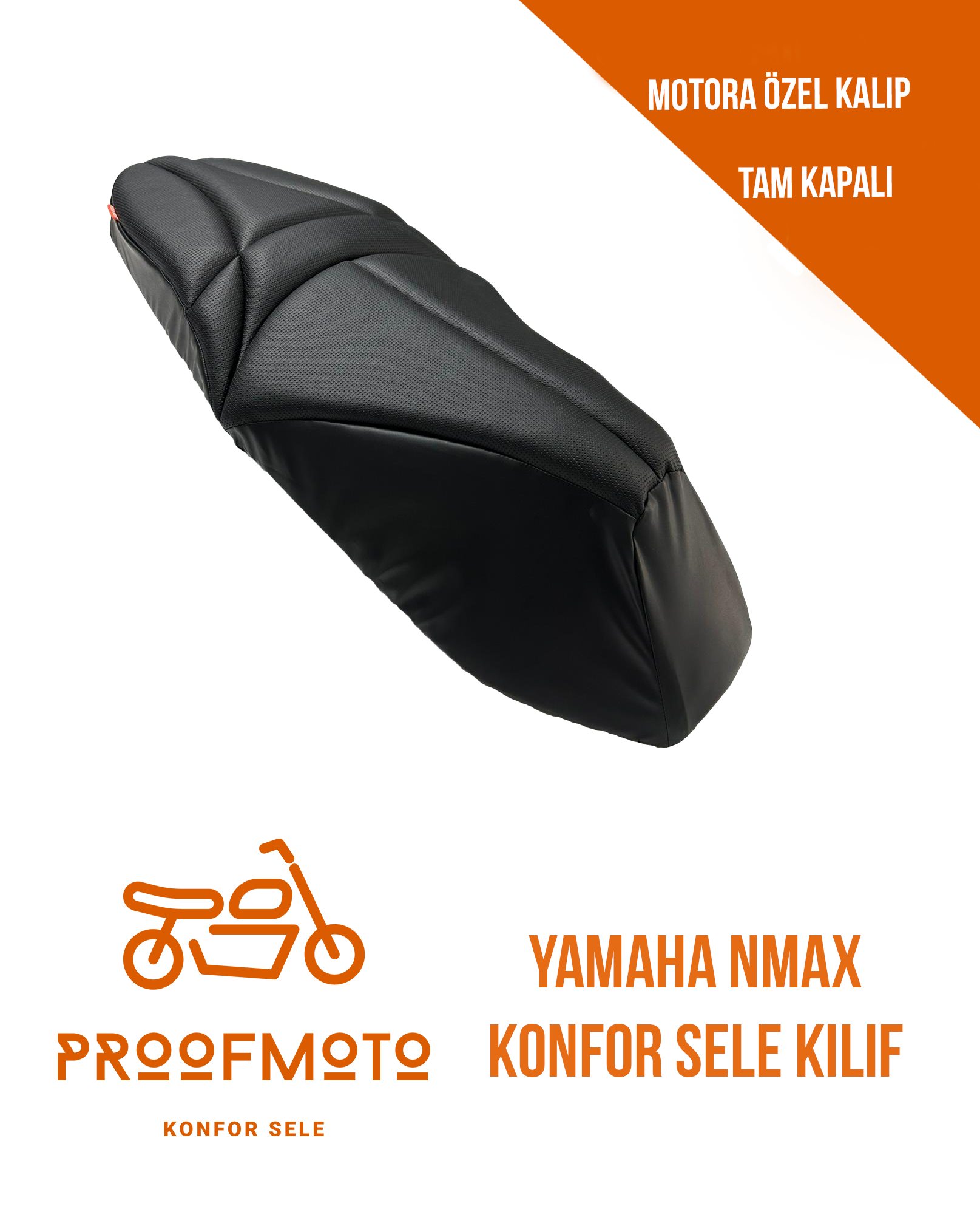 Nmax Konfor Sele Kılıfı -Yamaha Nmax Konfor Sele Pedi - Proofmoto Standart