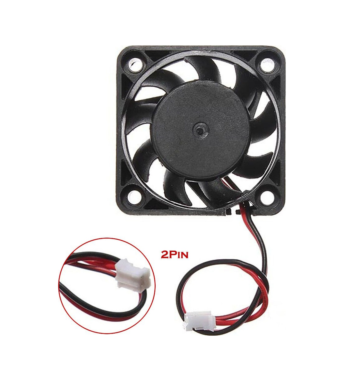 12V 4Cm 2 Pin 40X40X10 Fan Cpu Uyumlu