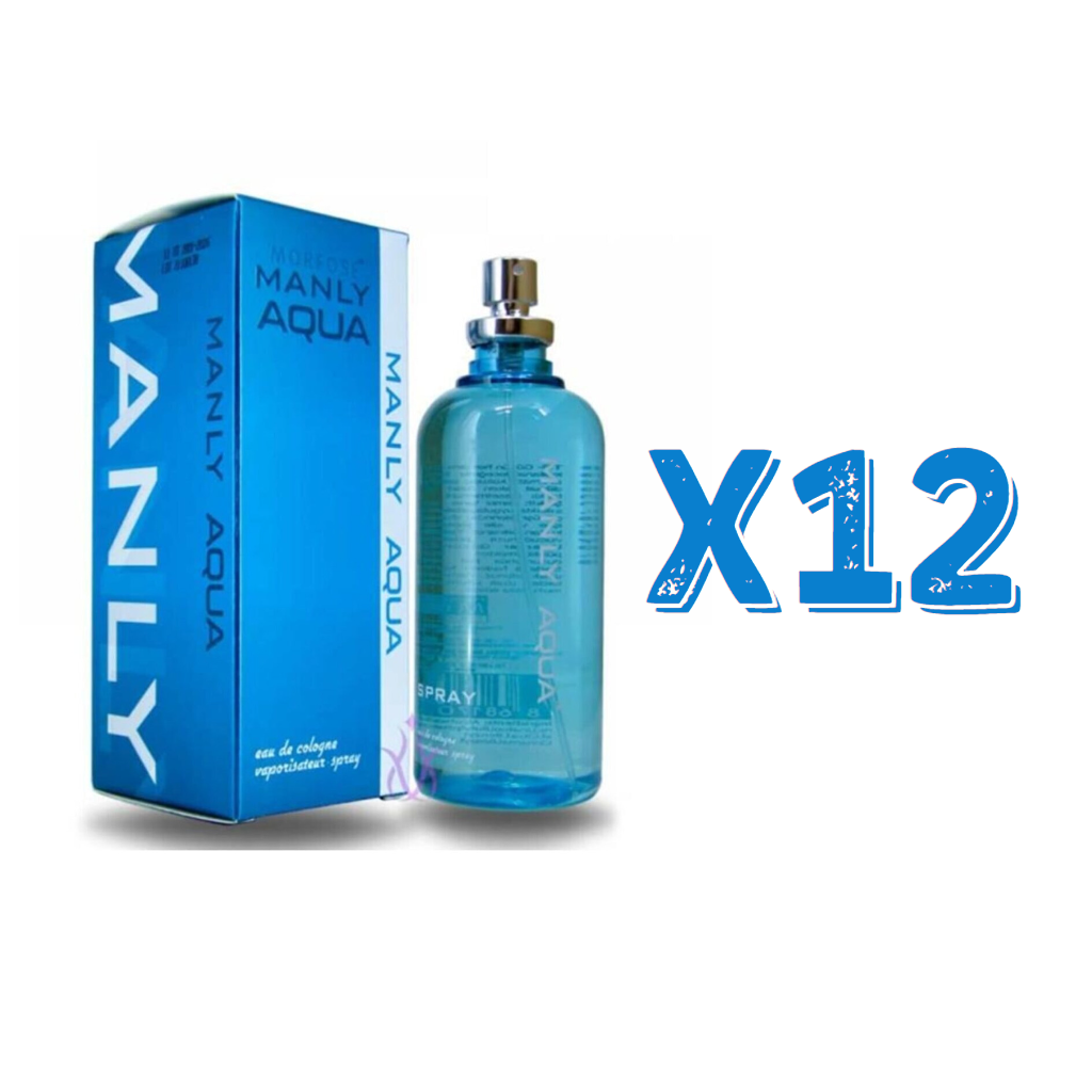 Manly Aqua Erkek Parfüm EDC 12 x 125 ML