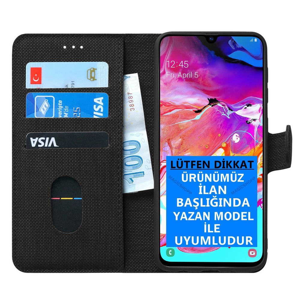 Redmi Note 9 Kilif Cüzdanli Kapakli Kart Bölmeli 499918285