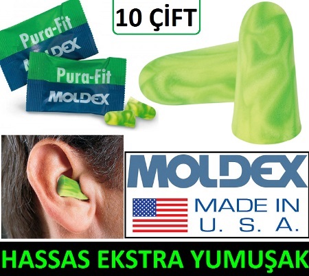 Moldex Ağrı Yapmayan Yumuşak Kulak Tıkacı Gürültü Ses Tıkaç Tıpa