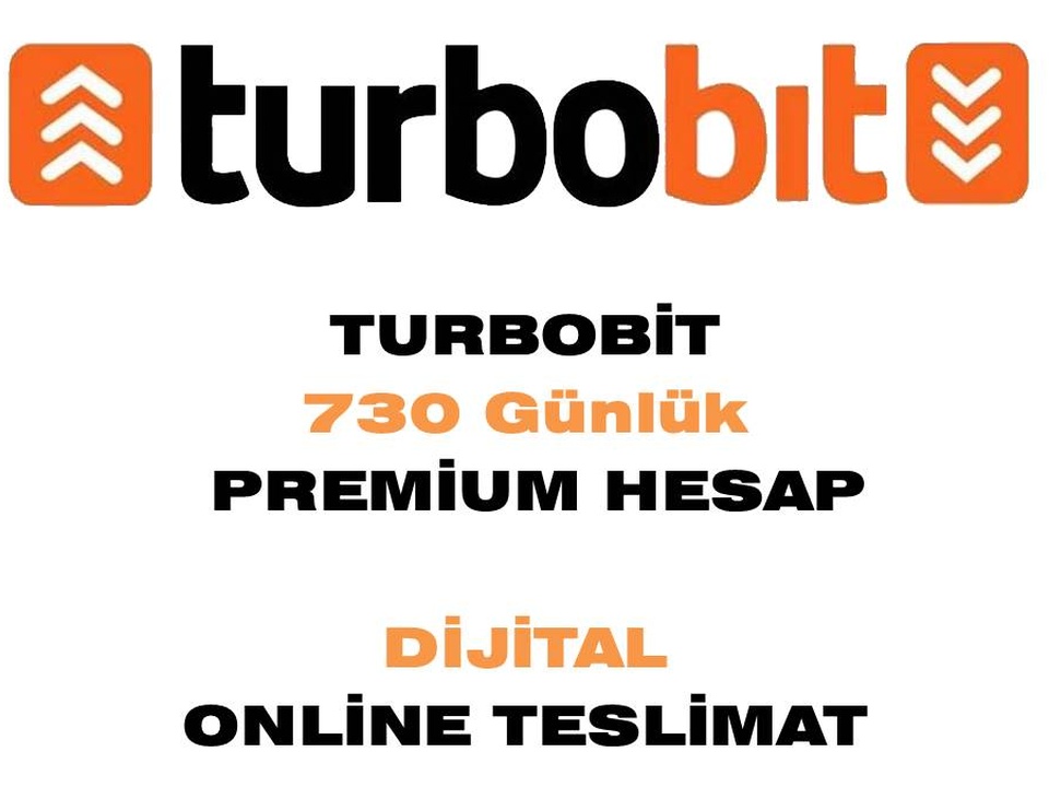 2 Yıl 730 Günlük Turbobit Premium Hesap