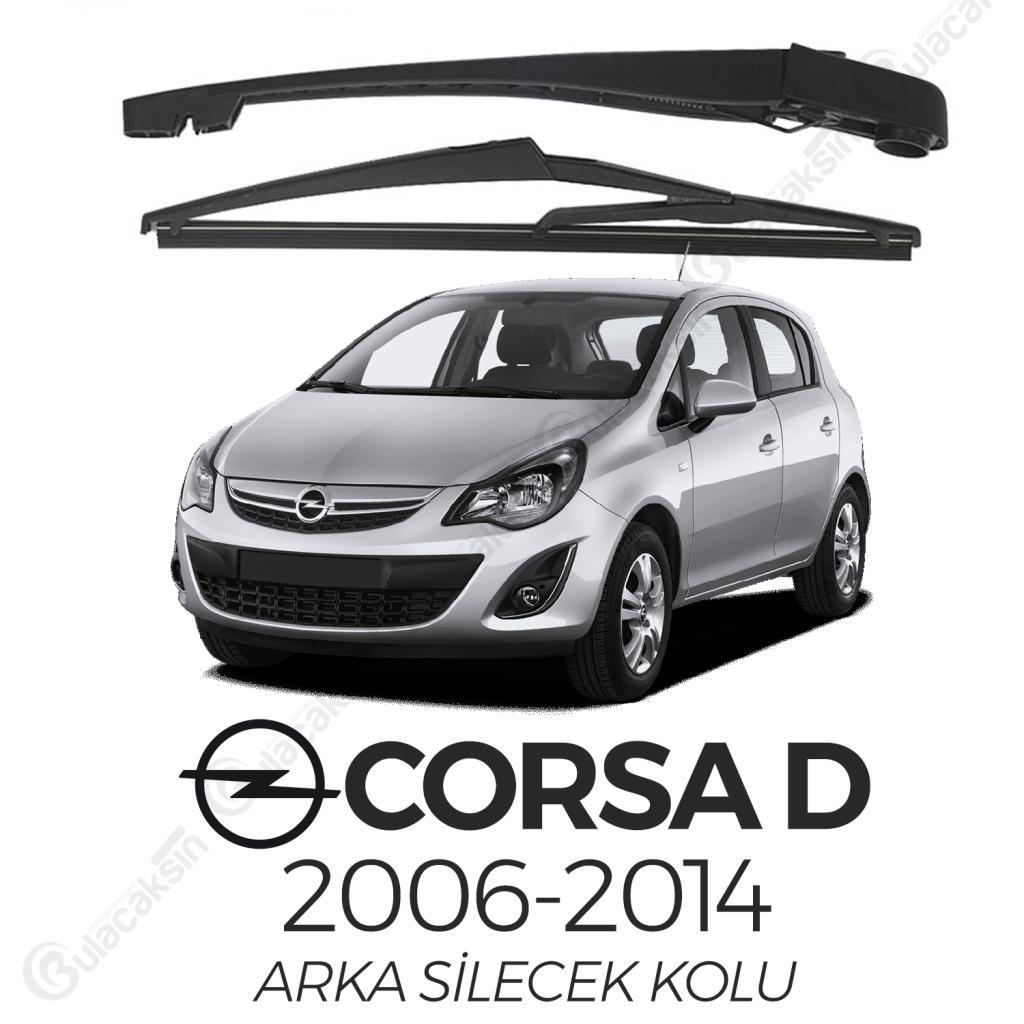 Opel Corsa D 2006-2014 Arka Silecek Kolu ve Silecek  Seti