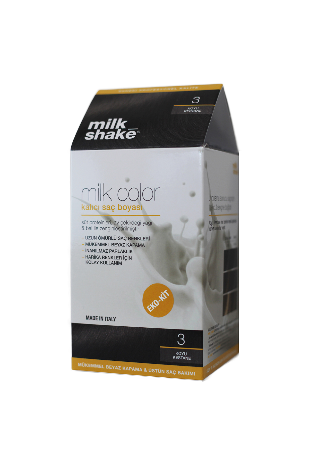 Milk_Shake Milk Color Eko - Kit Koyu Kestane  - 3 (Köpüksüz)