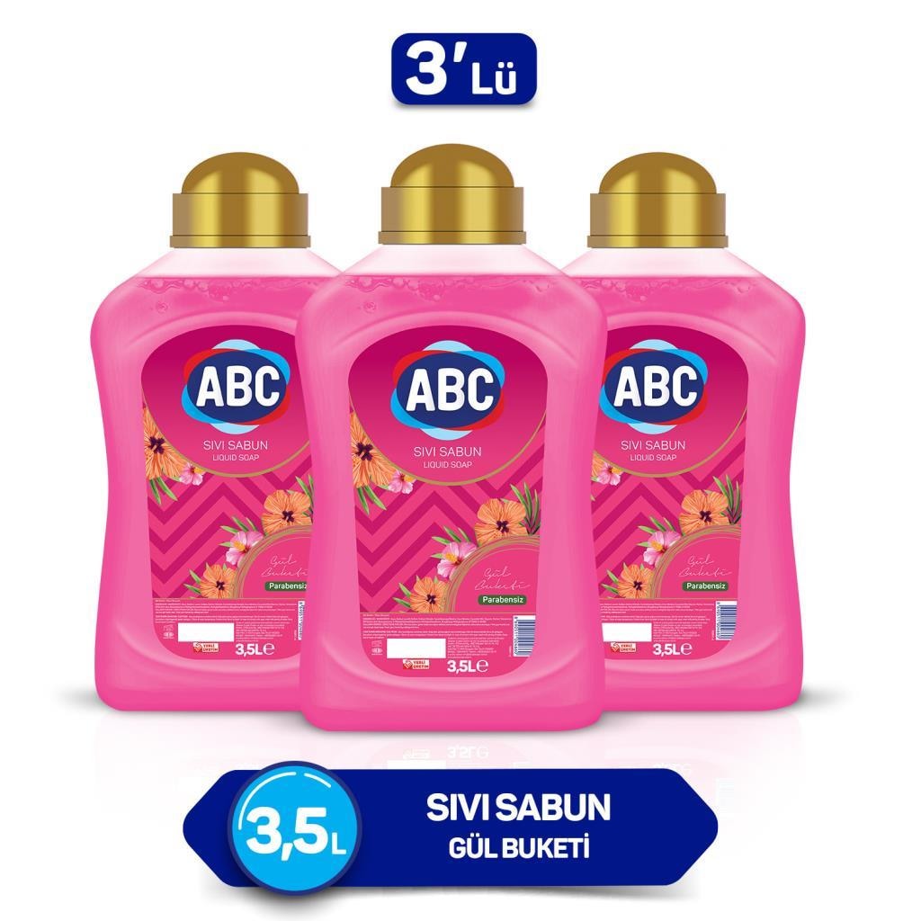 Abc Gül Buketi Sıvı Sabun 3500 ML x 3 Adet
