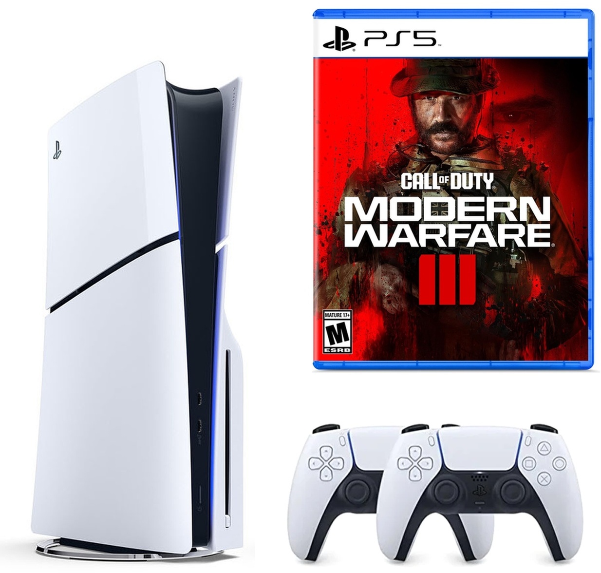Sony Playstation 5 Slim 1 TB Standart Edition Konsol + 2 Kol + PS5 Call Of Duty Modern Warfare 3 (İthalatçı Garantili)