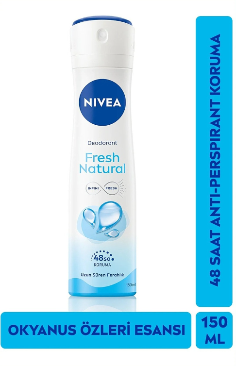Nivea Fresh Natural Kadın Sprey Deodorant 150 ML