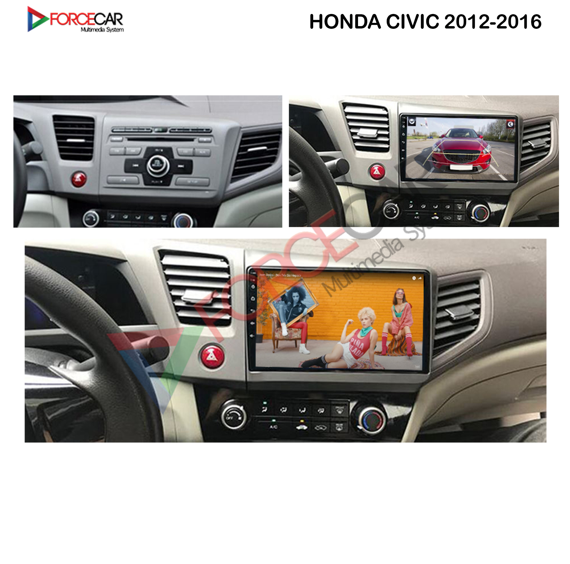Honda Civic Fb7 Kablosuz Carplay+6 Gb Ram+128 Gb Hafıza Oem