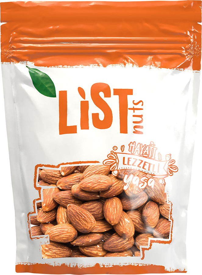 List Nuts Çiğ Badem 500 g
