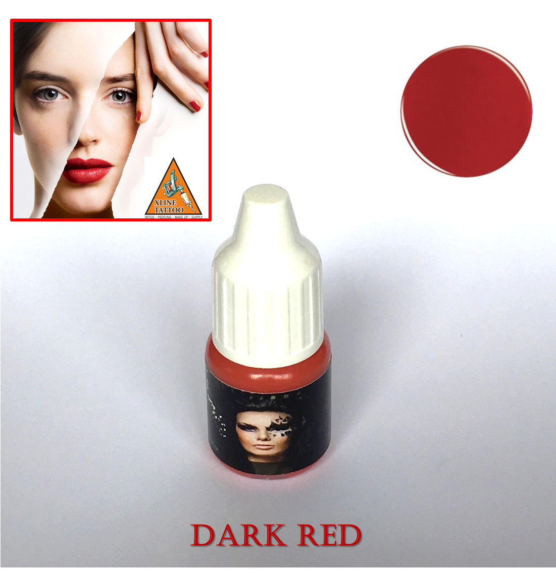 Mıcrobladıng Ve Kalıcı Makyaj Boyası - Dark Red U.S.A