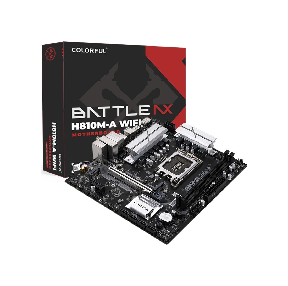 Colorful Battle-ax H810m-a Wıfı V20 Intel H810 Ddr5 6400 Mhz Matx Aaaa18clf0012