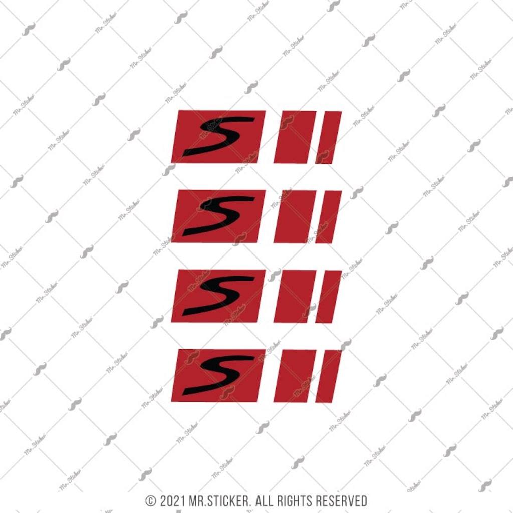 Bay Etiket Rfhlm83 Vespa Jant Sticker Seti 4 Ad Kırmızı