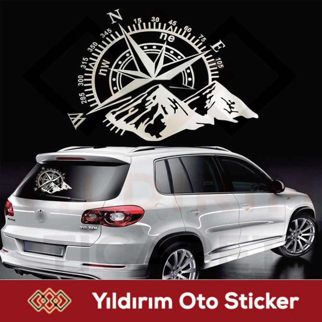 Pusula Sticker Off Road 4X4 Sticker Araba Sticker Oto Sticker (301364033)