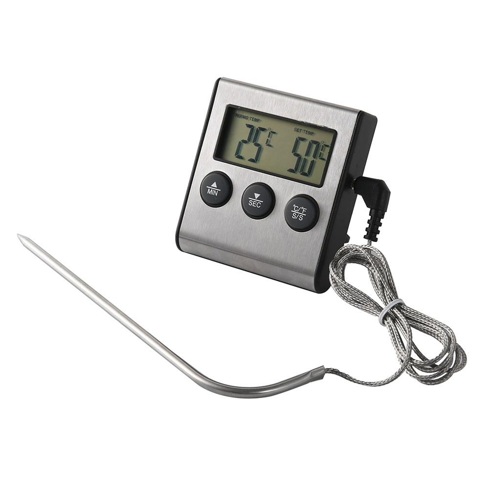 Sıcaklık Zaman Alarmlı Dijital Gıda Mutfak Termometresi FW-40220