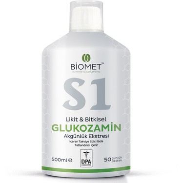 Biomet S1 Likit & Bitkisel Glukozamin With Boswellia 500Ml