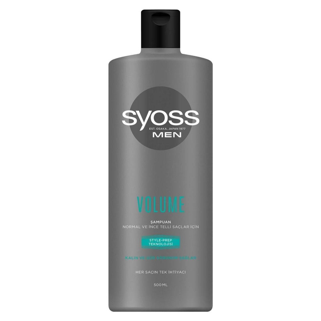 Syoss Men Volume Normal ve İnce Telli Saçlar için Şampuan 500 ML