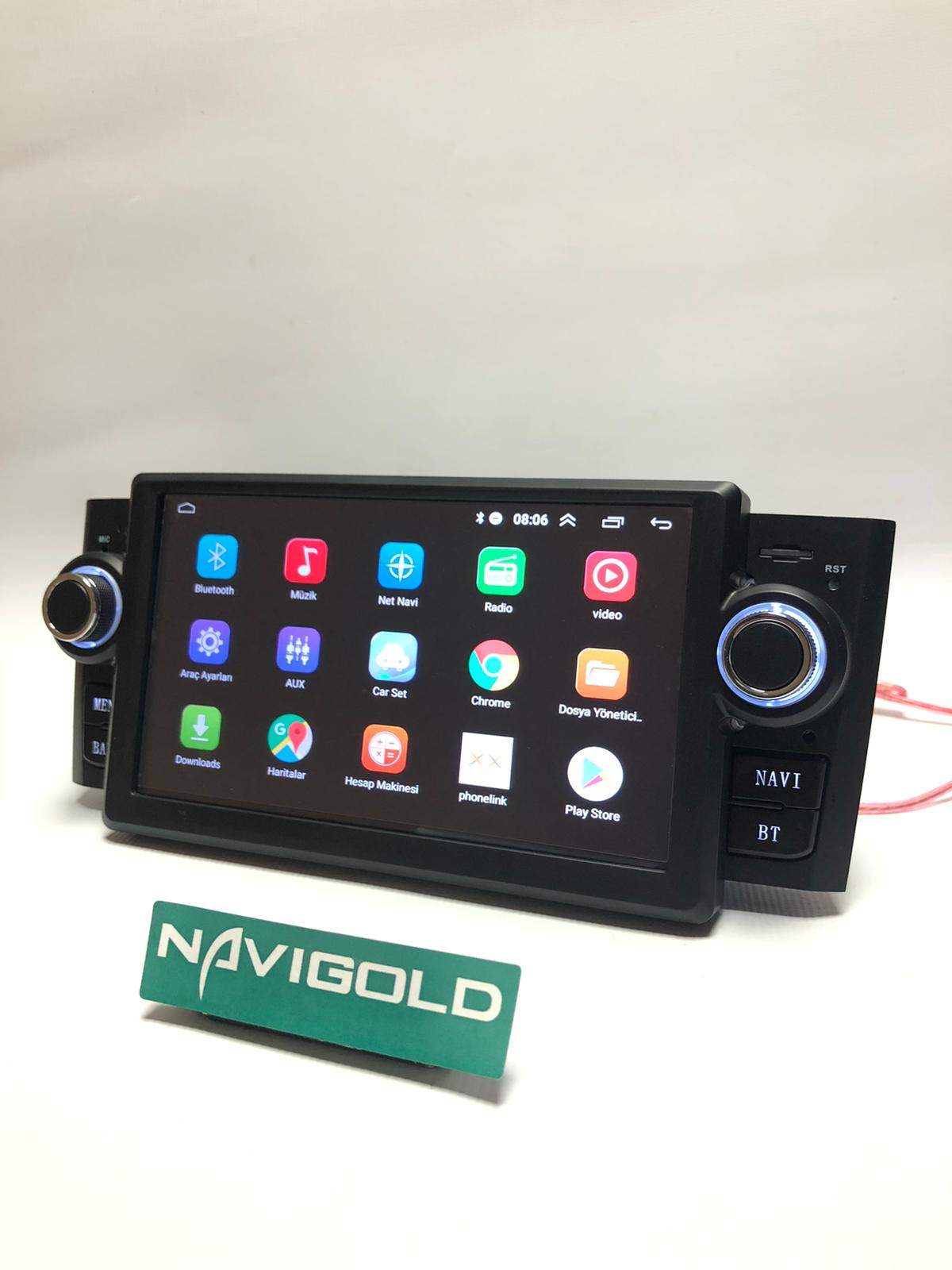Navigold Fiat Linea Android Multimedia 8 İnch Kamera