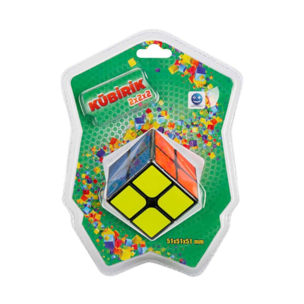 Sunman Kübirik 2X2 Zeka Küpü Rubik Magic Cube Sabır Küp 2'Li