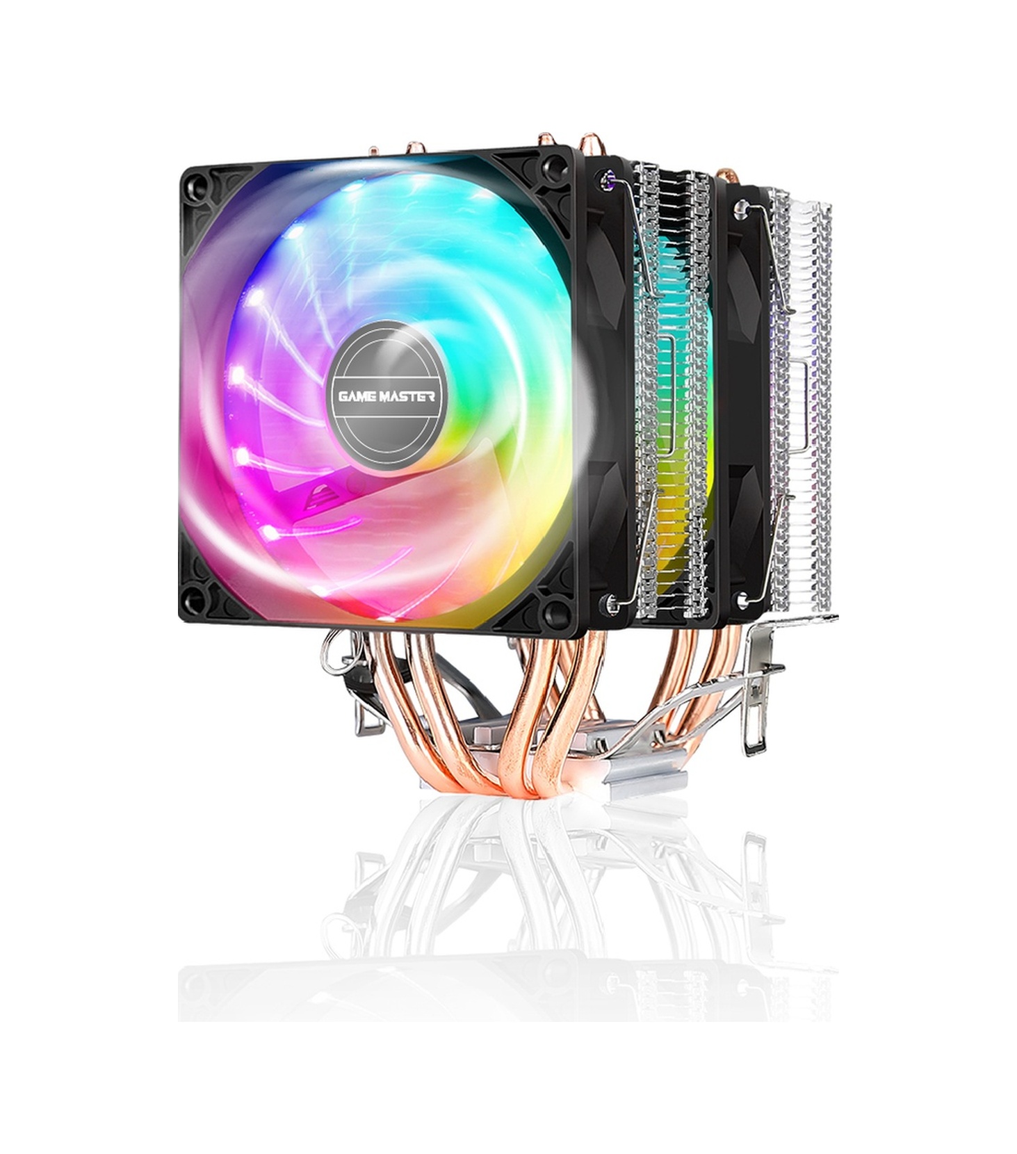 Game Master Gm-420 2 Fanlı 4 Bakır Borulu Rgb Kule Tipi Cpu Fan