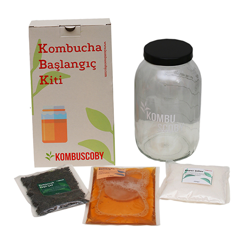 Kombuscoby Kombucha Başlangıç  Kiti Mini 1 KG