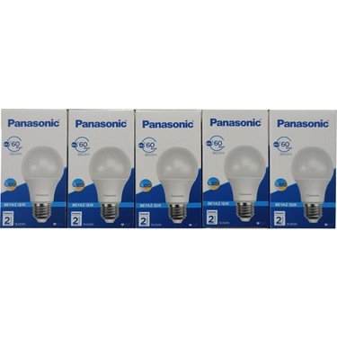 Panasonic Led Ampul 8.5 W Beyaz Işık 860 Lm E 27 Duy 5 Adet