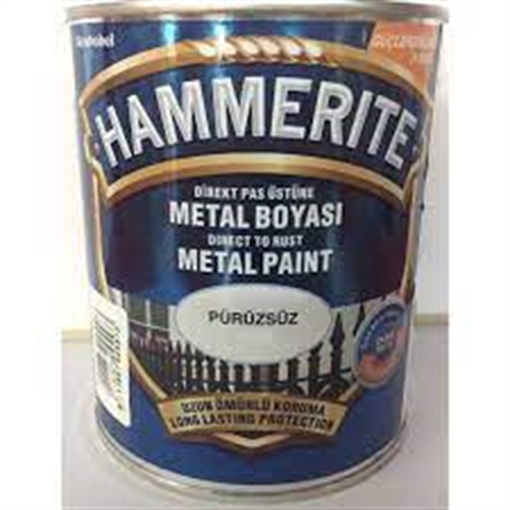 Hammerite Metal Boyası Düz Beyaz 0,75 Lt