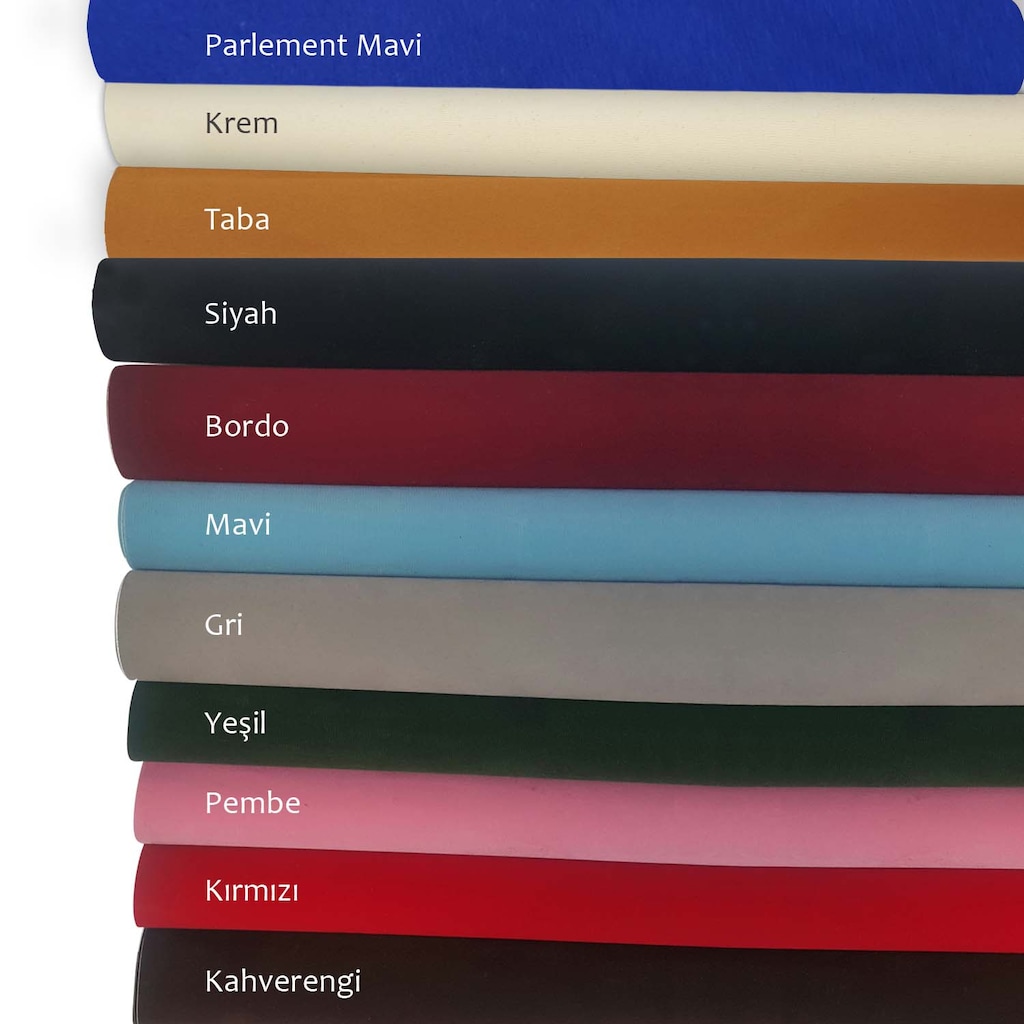 Direkt-Al Yapışkanlı Süet Kadife Kumaş 45X100 Cm. 11 Ayrı Renk Se